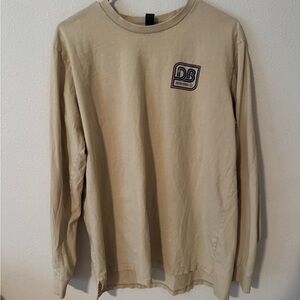 Dutch Bros Tan Long Sleeve Men's Shirt